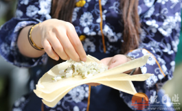 甲子山槐花节开幕 槐花飘香惹人醉